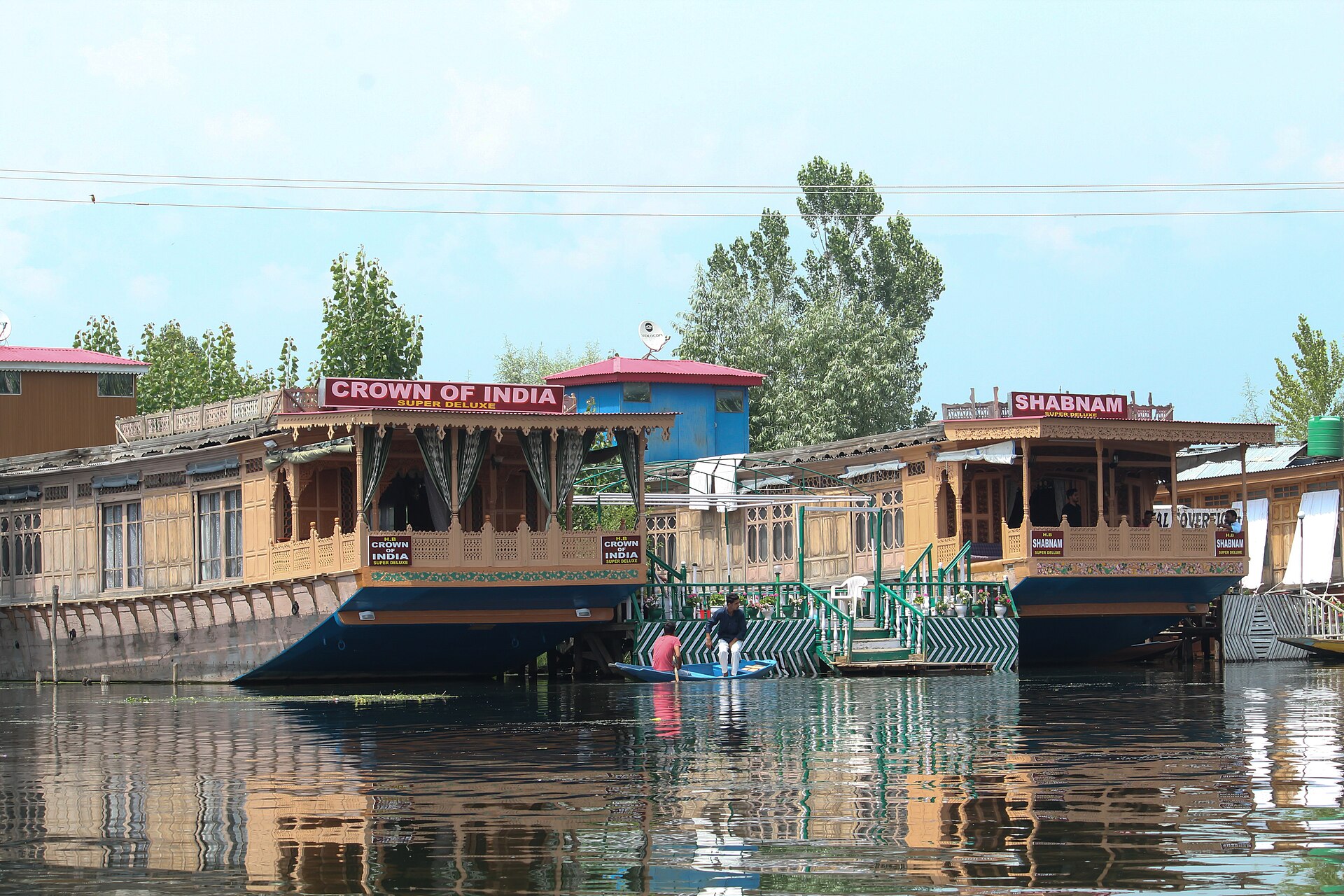 Shikaras on Dal Lake, Srinagar, Kashmir